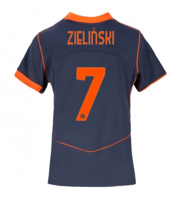 Inter Milan Piotr Zielinski #7 Tredje Tröja Kvinnor 2025-26 Kortärmad Inter Milan Piotr Zielinski #7 Tredje Tröja Kvinnor 2025-26 Kortärmad